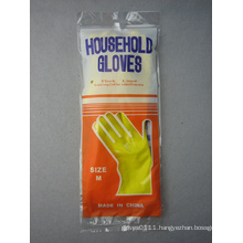 Yellow Latex Household Glove